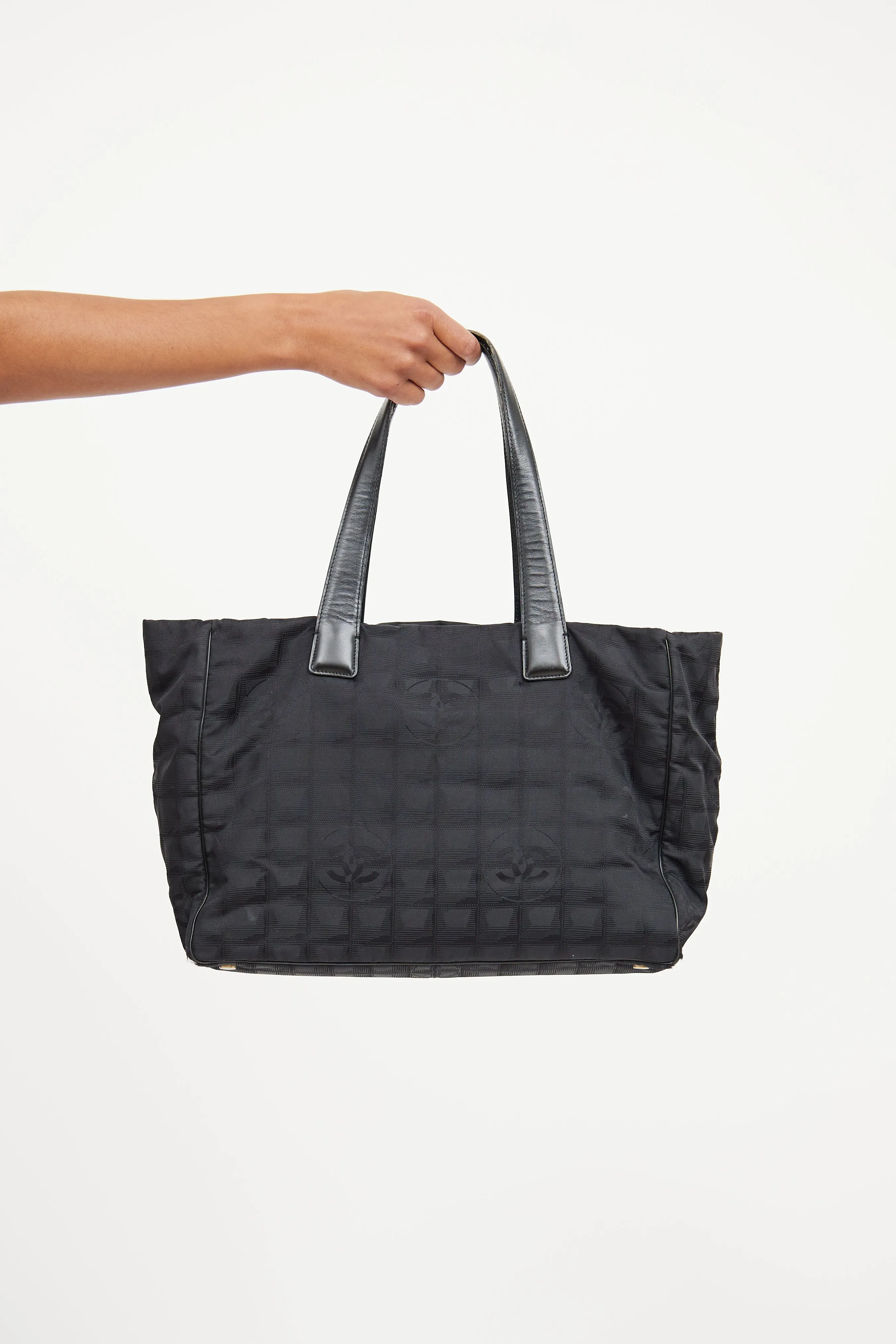 2004 Black Travel Ligne Tote Bag