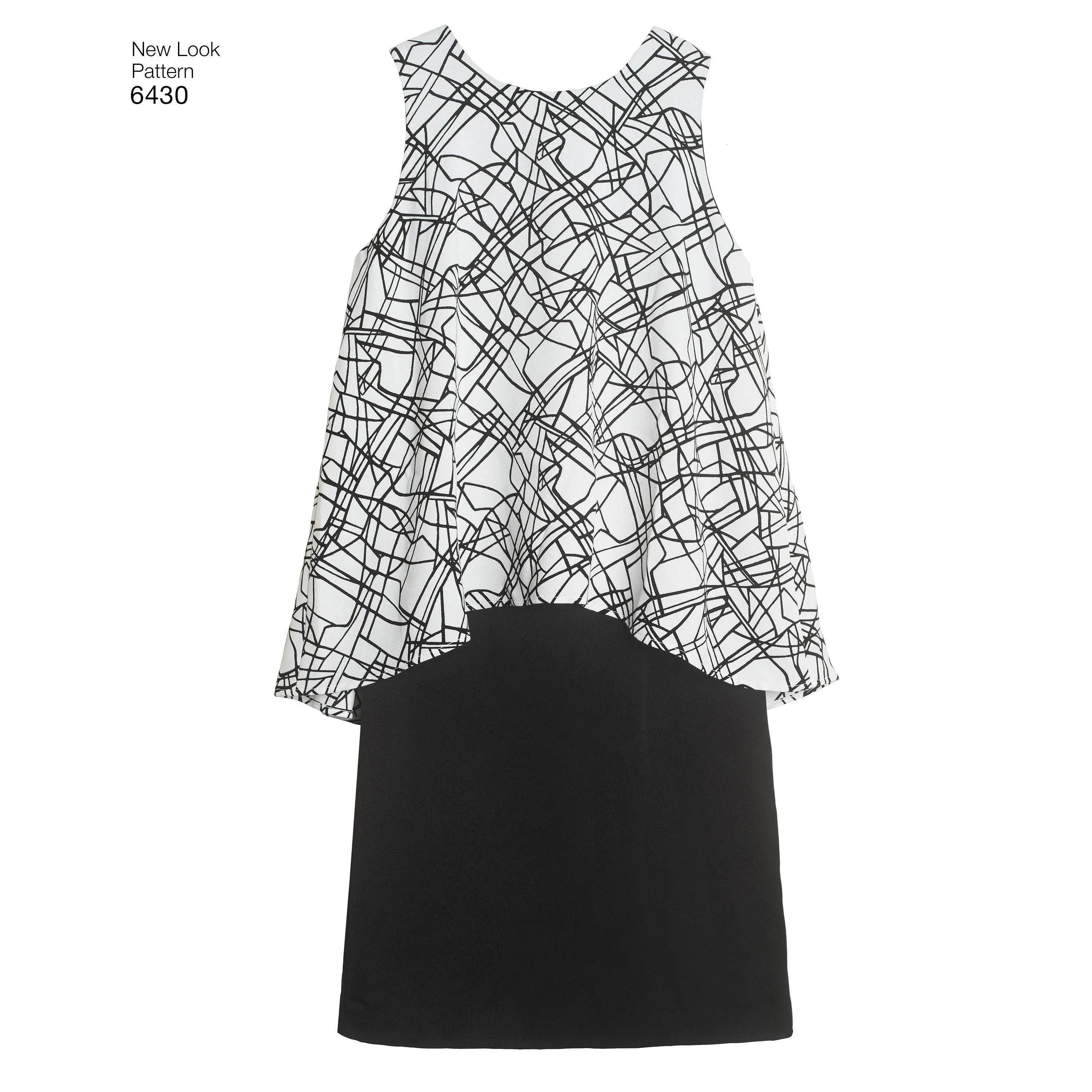 6430 Misses' Dress in Two Lengths