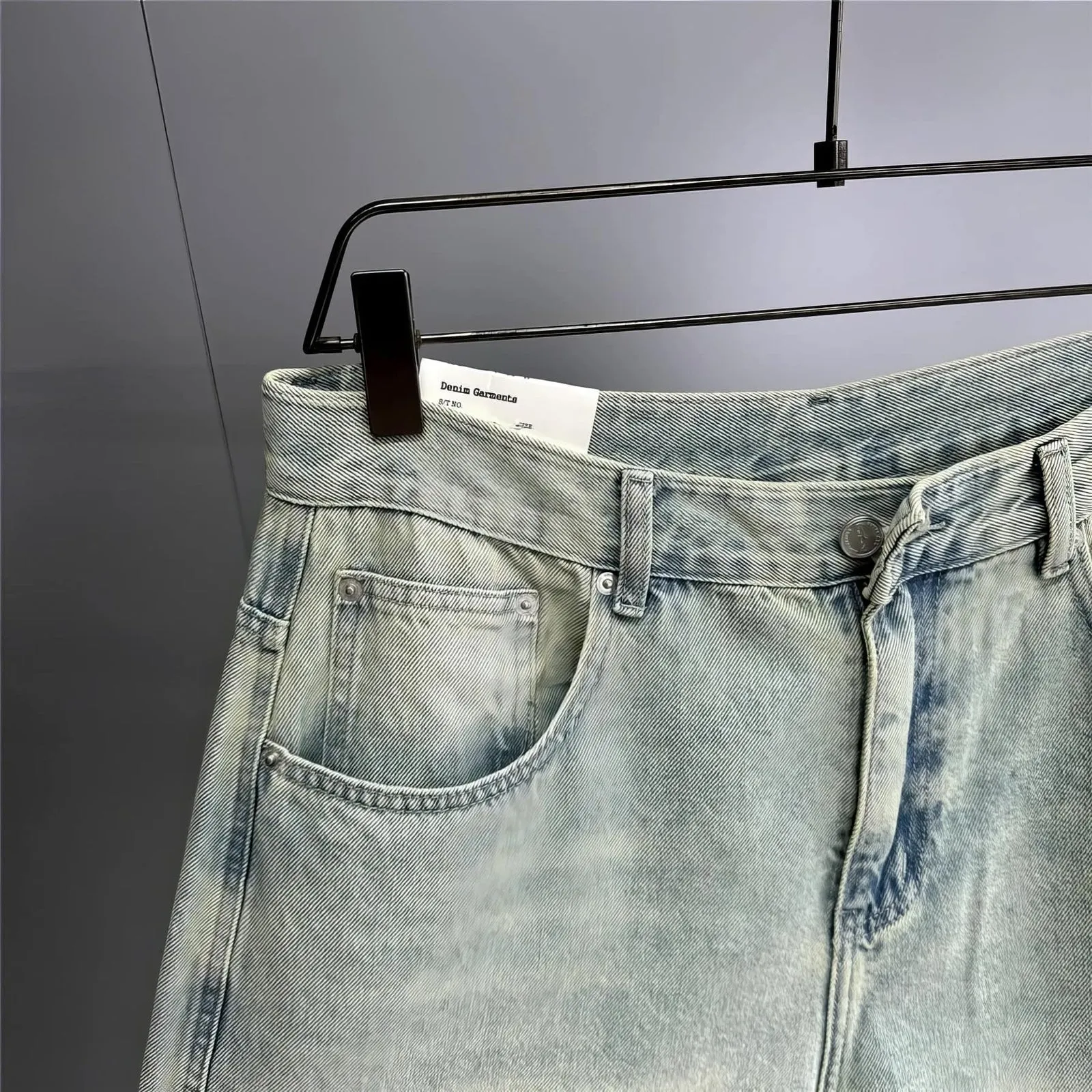 Baggy Distressed Ice Blue Skater Jeans