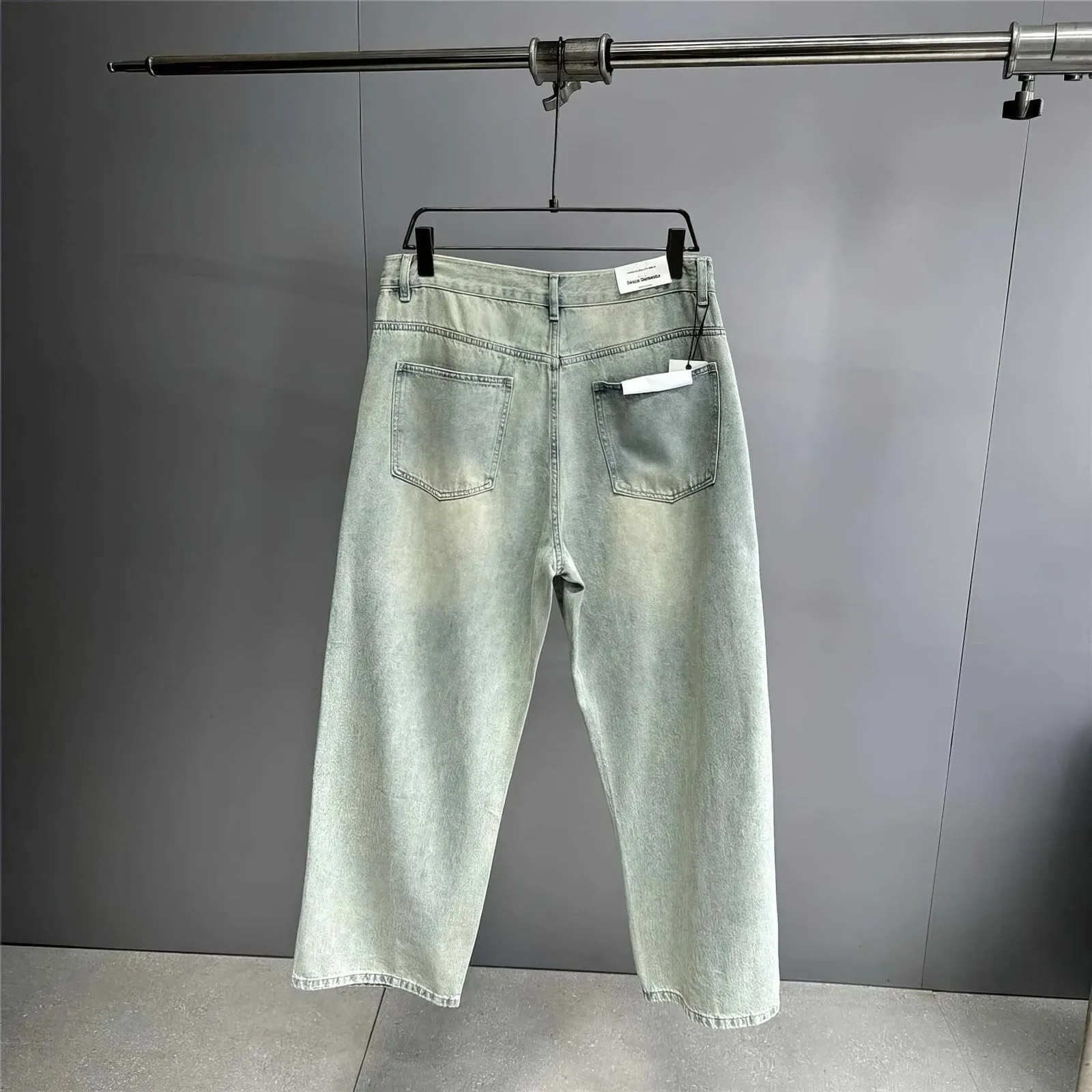 Baggy Distressed Ice Blue Skater Jeans