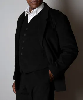 Black Corduroy Informal Lined C20th Jacket (JA1920-BC)