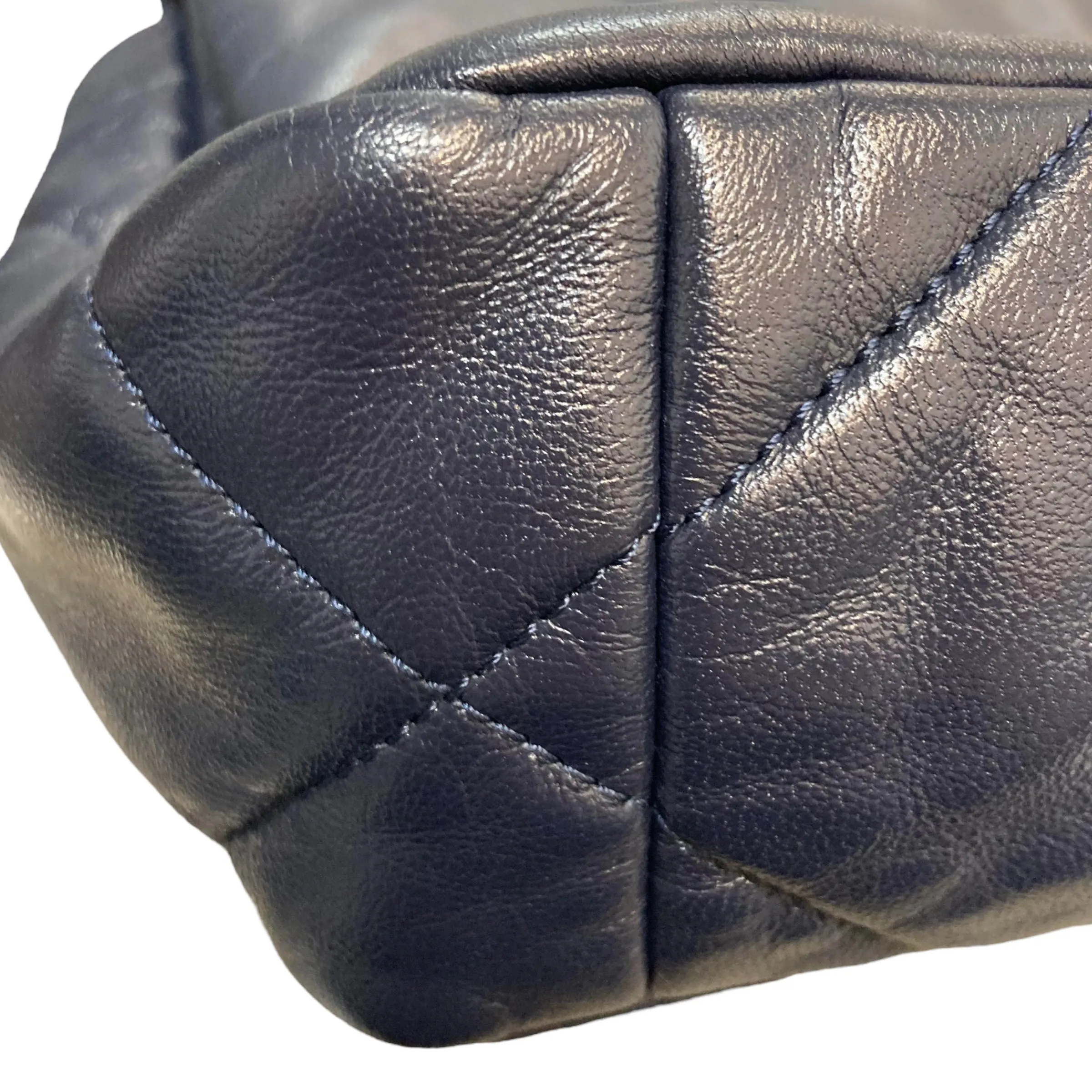 Chanel 19 Quilted Blue Large MHW