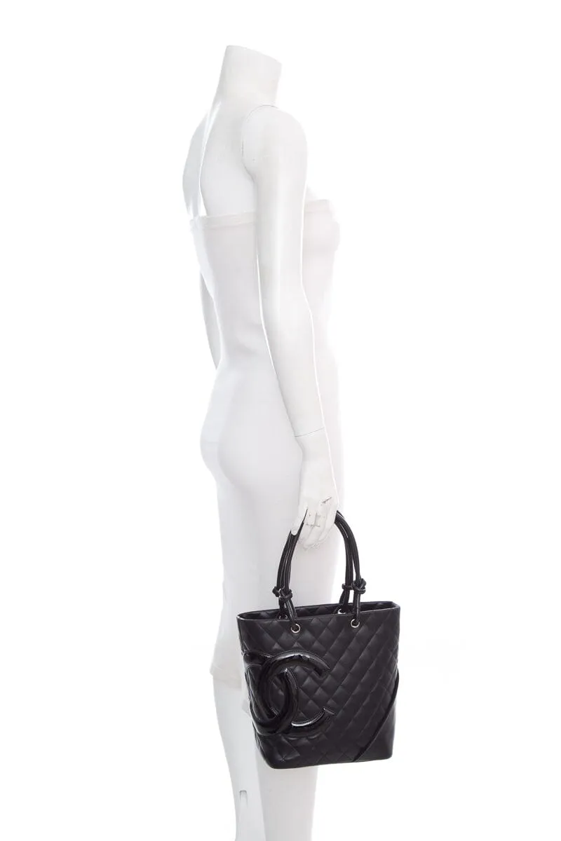 Chanel 2005/06 Black Ligne Cambon Quilted Handbag