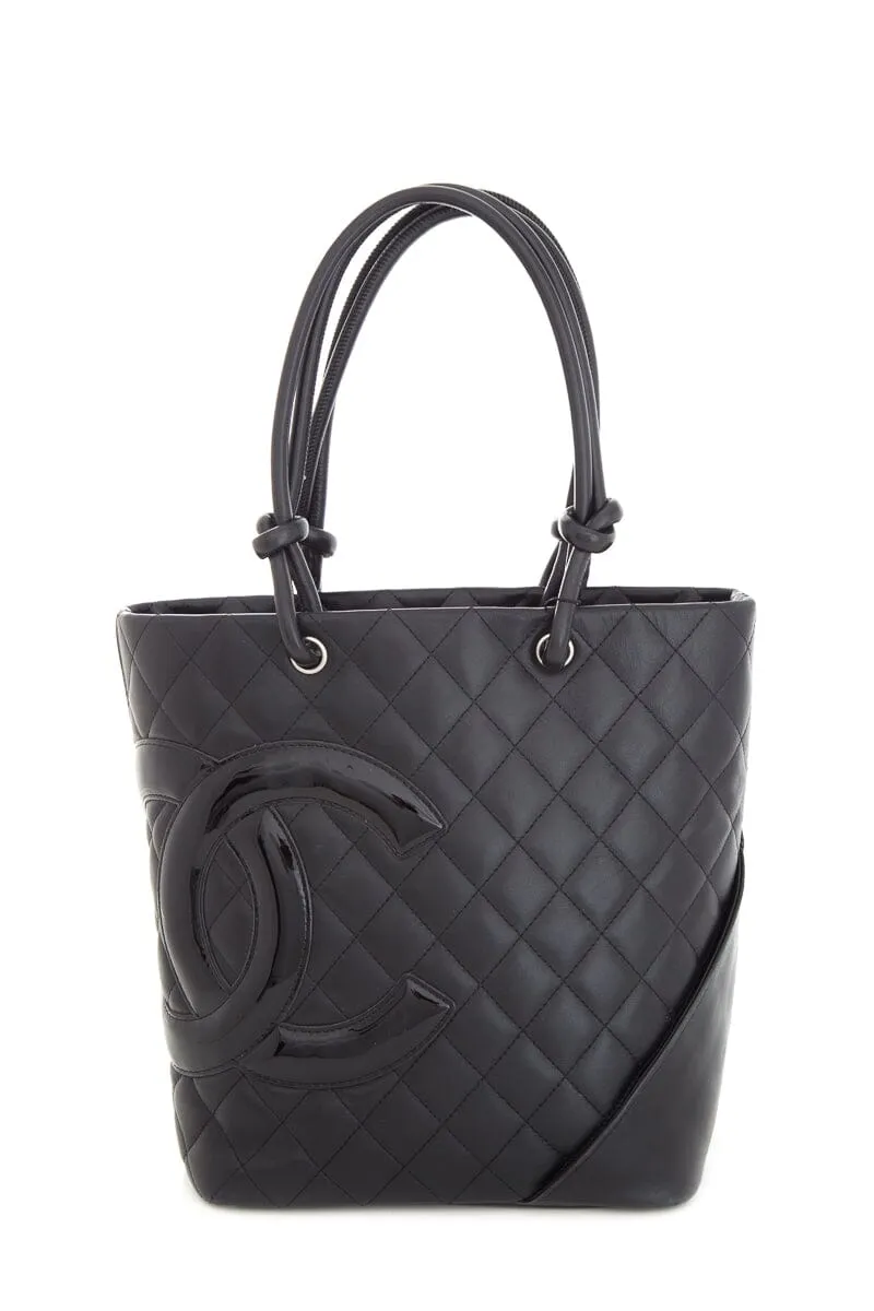 Chanel 2005/06 Black Ligne Cambon Quilted Handbag