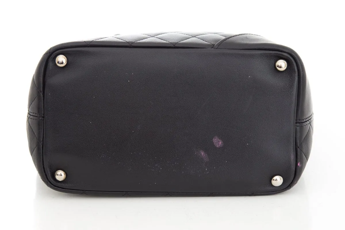 Chanel 2005/06 Black Ligne Cambon Quilted Handbag