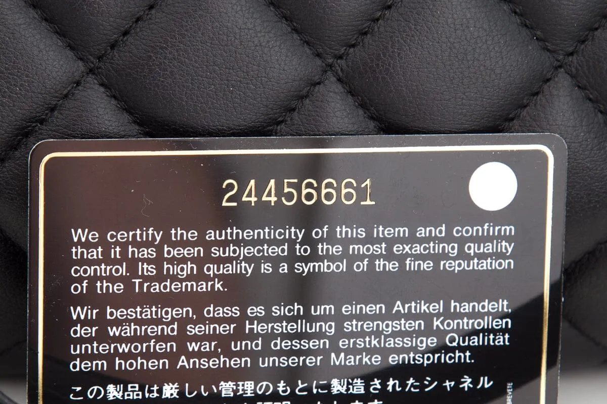 Chanel 2017/18 Black Quilted Large Classic Shopping Tote