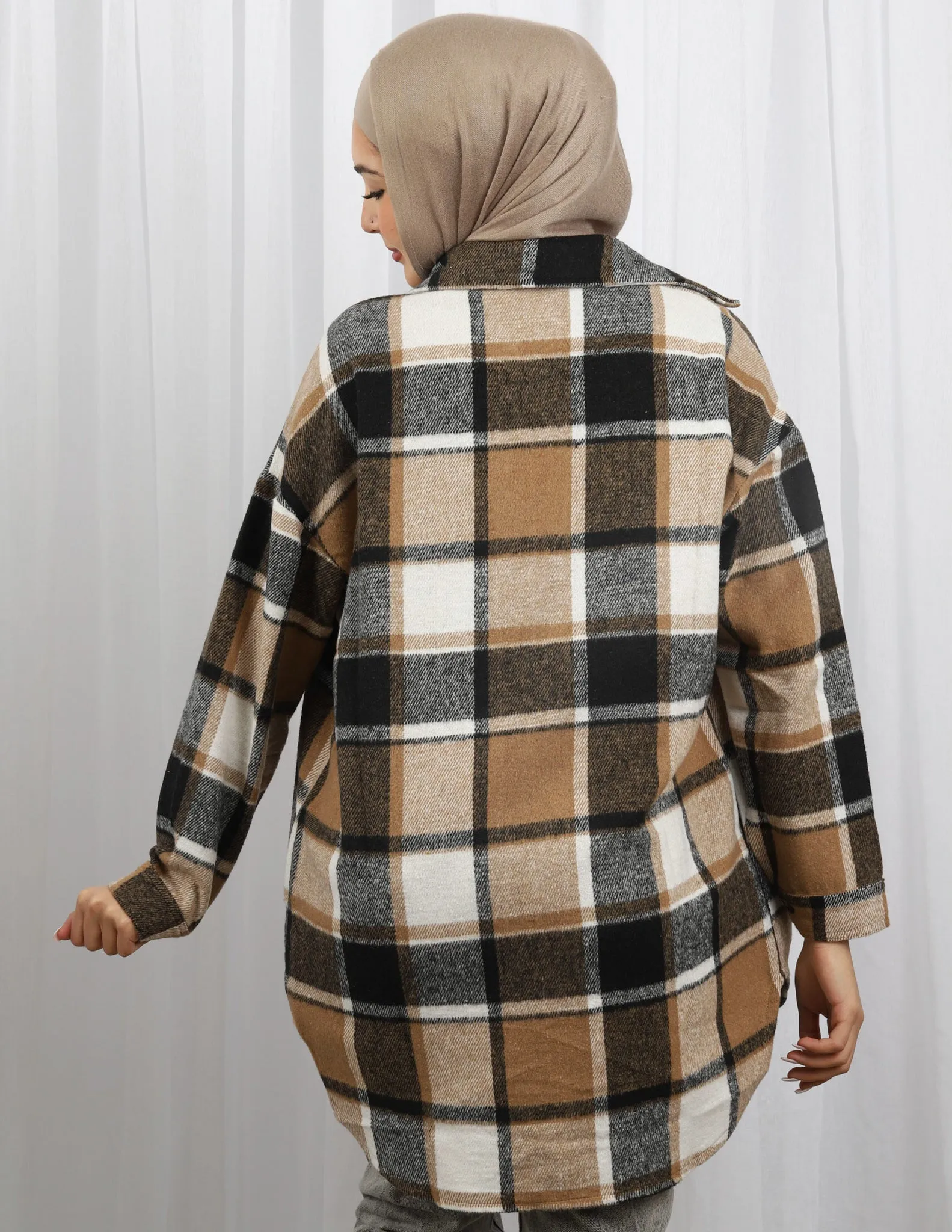 Checkered Shirt Jacket