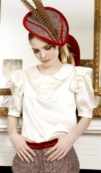 Cream Silk Blouse