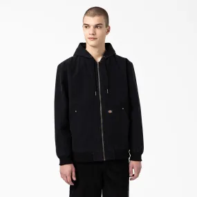 Dickies Skate Hooded Bomber Jacket - Stonewashed Black