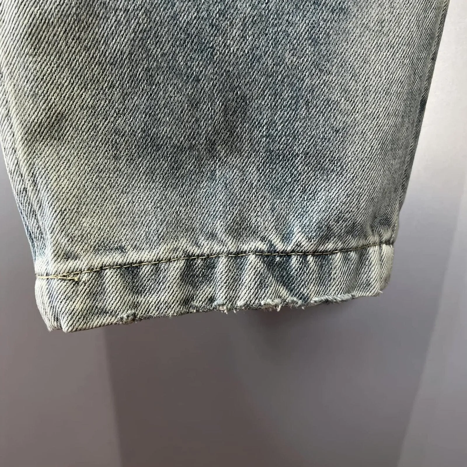 Distressed Loose Y2K Light Blue Jeans