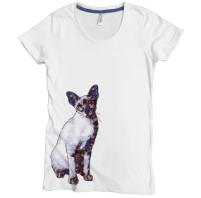 Flower Cat Graphic Tee