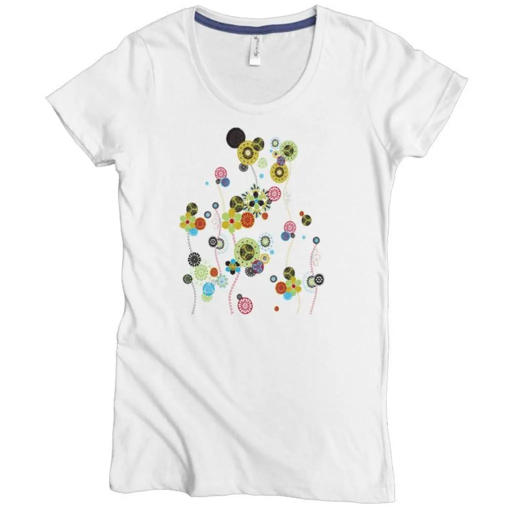 Flowing Flowers Graphic Tee