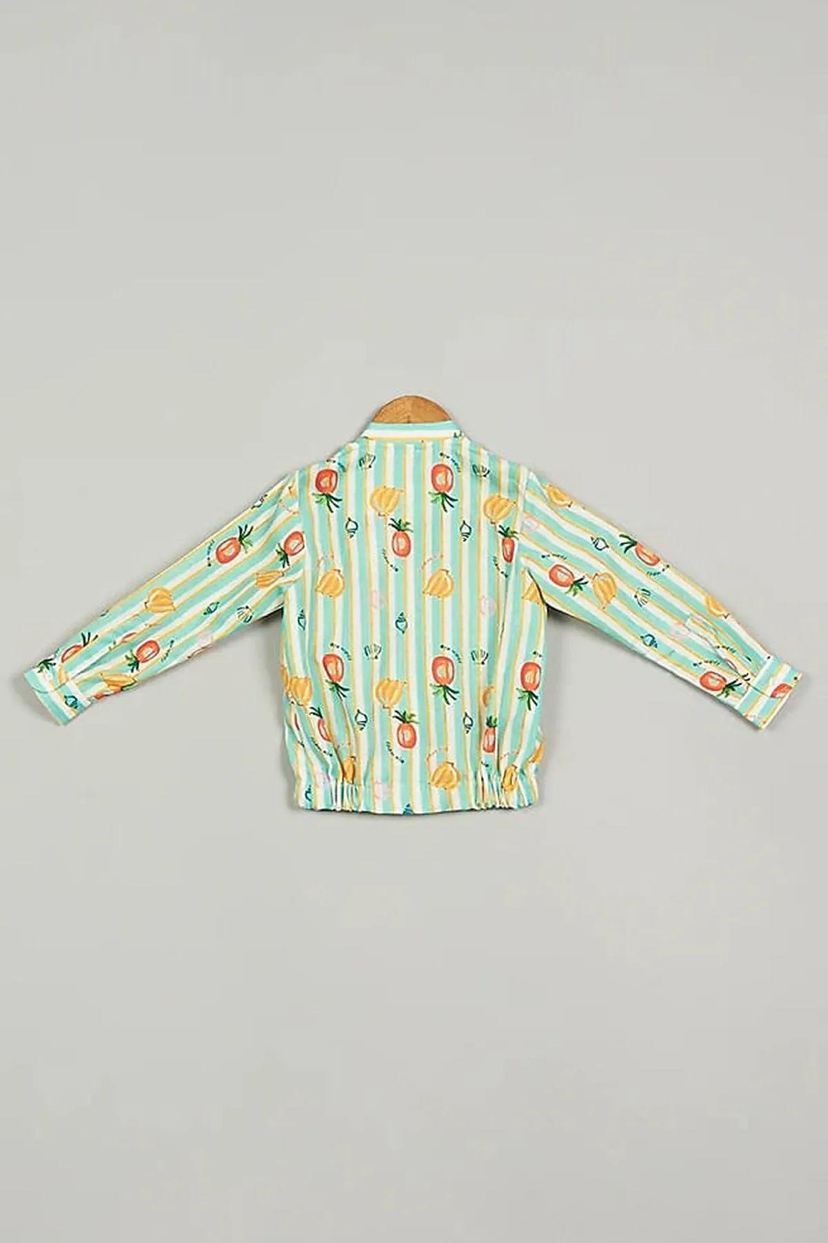 Fruit Printed Cotton Jacket