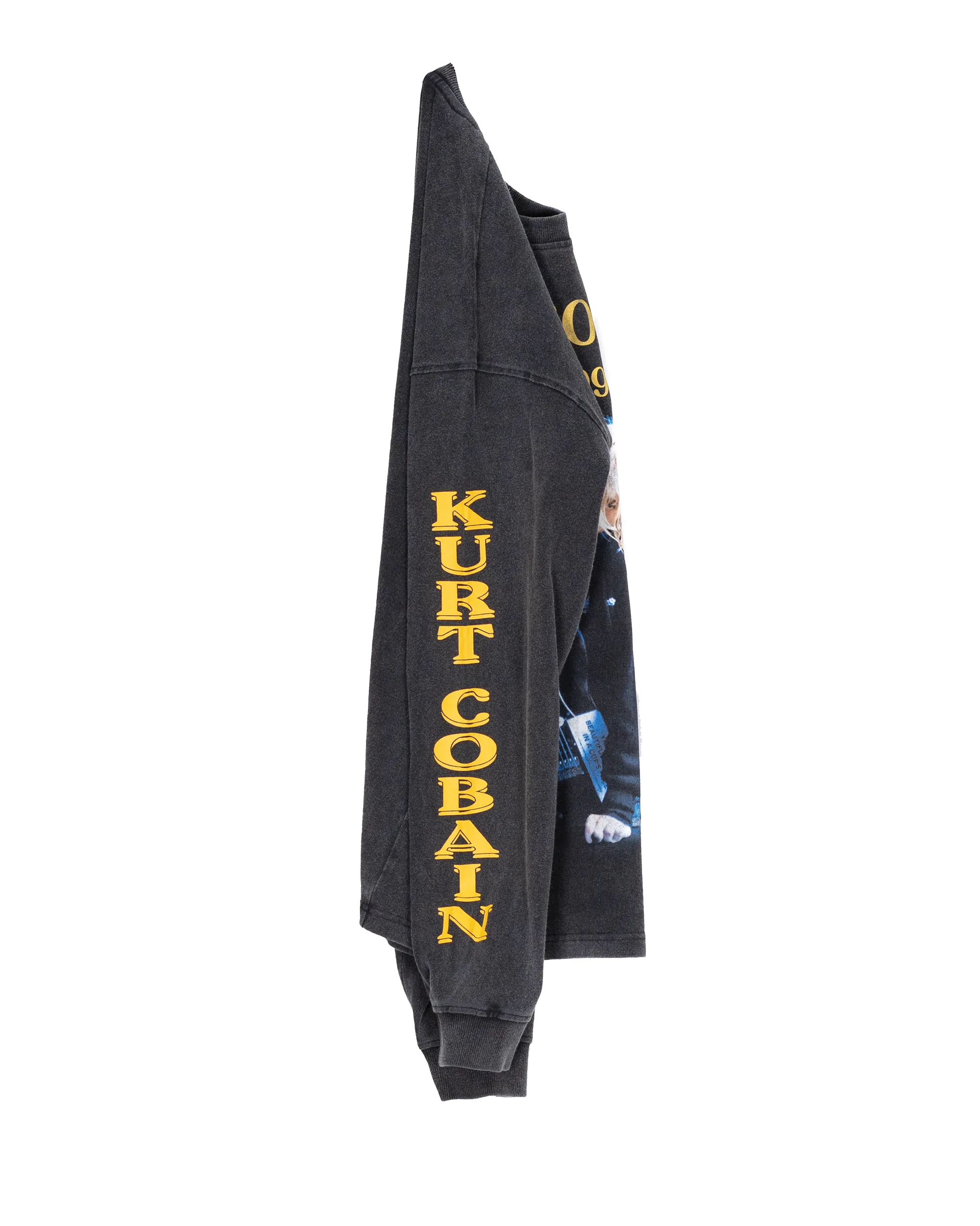 Kurt Cobain Heavyweight Long Sleeve T Shirt