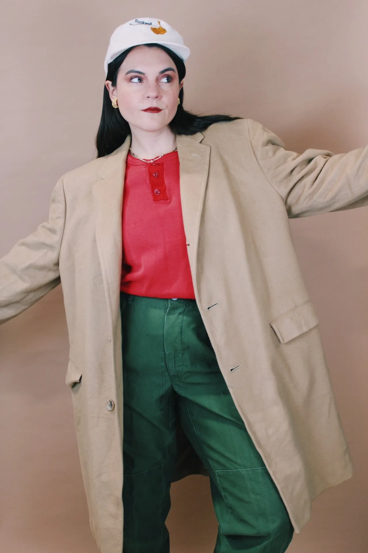 Long Camel Coat