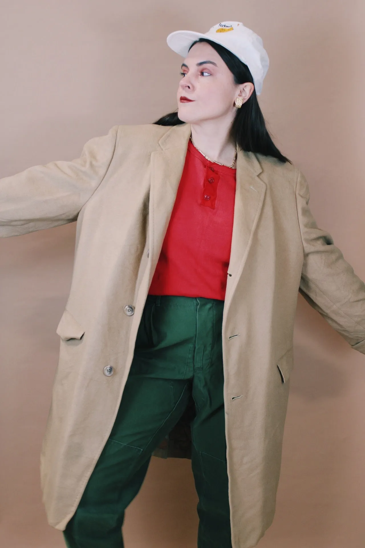 Long Camel Coat