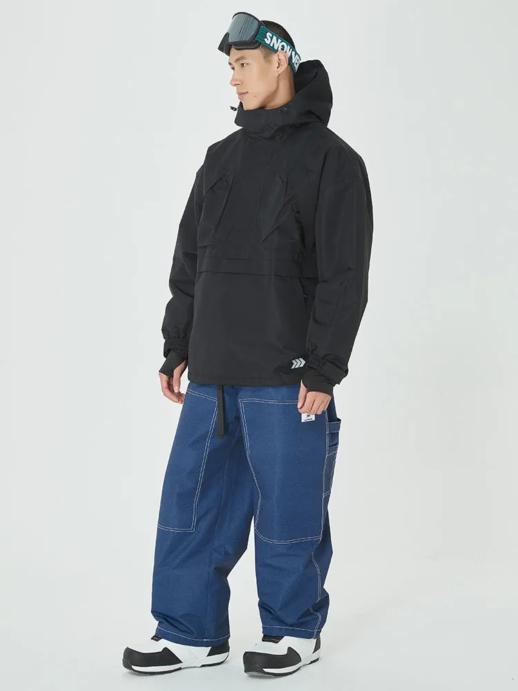 Men's Mountain Freerider Freestyle Snowsuits Anorak Snowboard Jacket & Pants