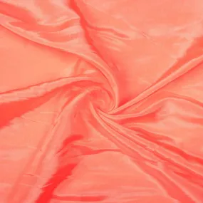 Peach Upada Silk Fabric