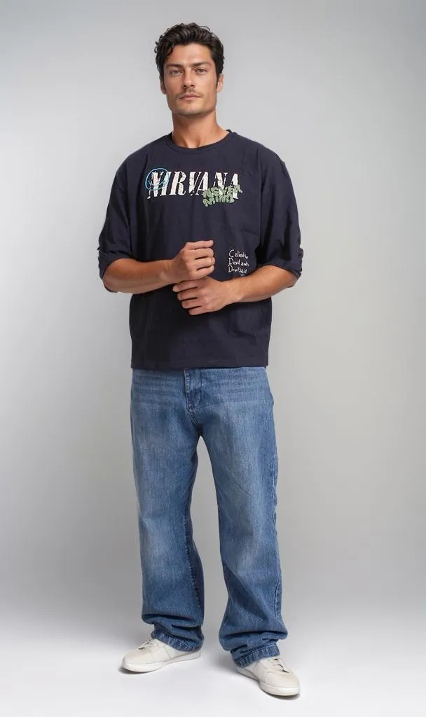 R207073 -Nirvana Graphic T-Shirt - Black