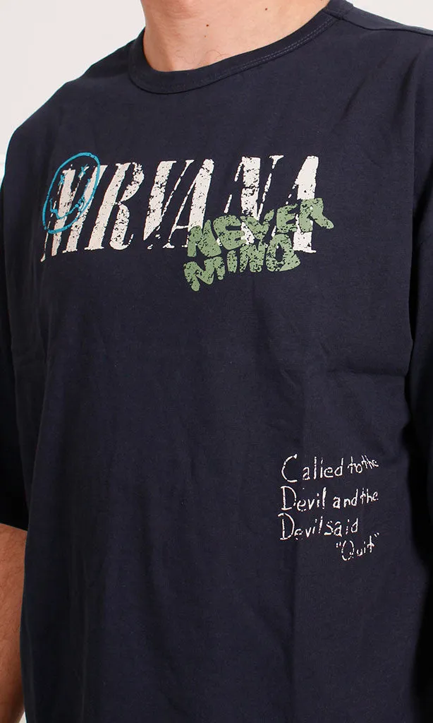 R207073 -Nirvana Graphic T-Shirt - Black