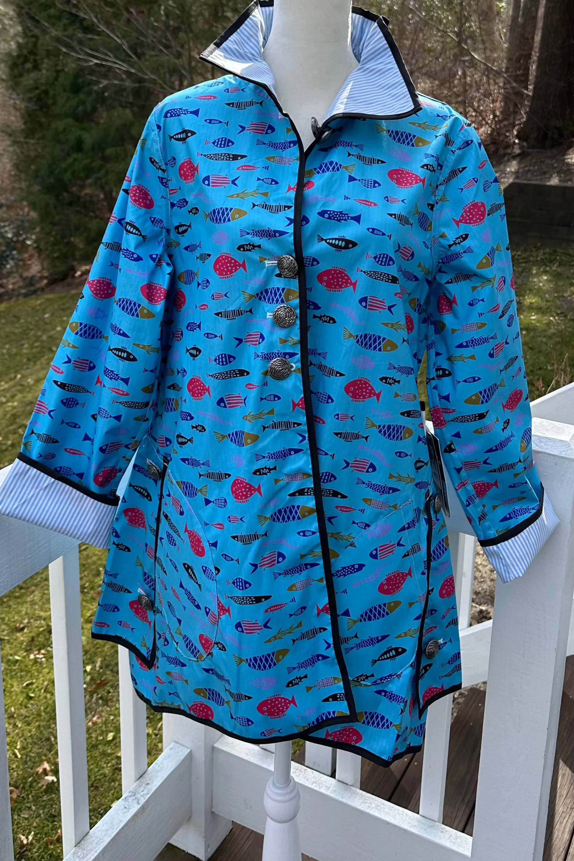 Reversible Print Raincoat