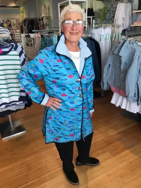 Reversible Print Raincoat