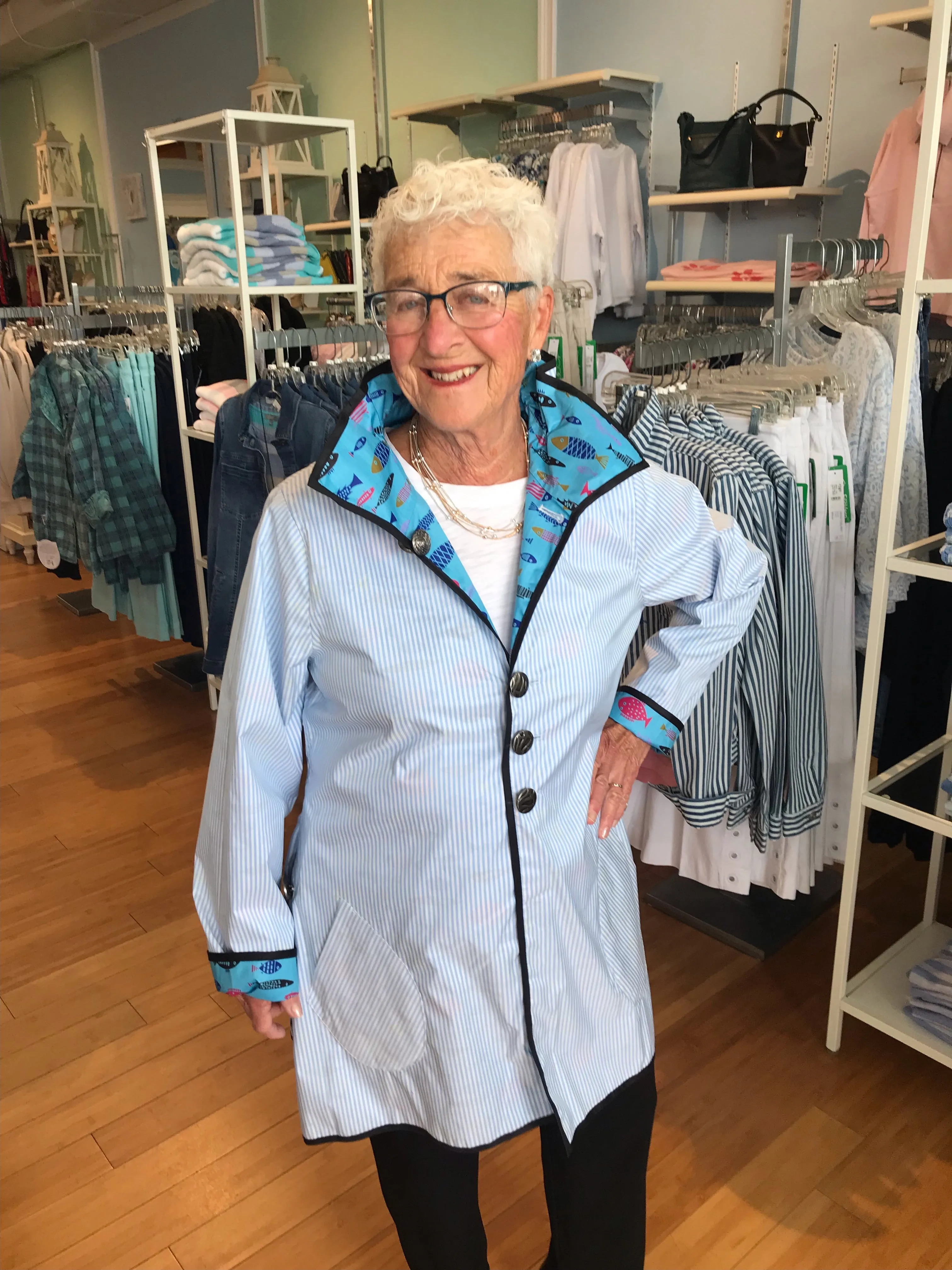 Reversible Print Raincoat