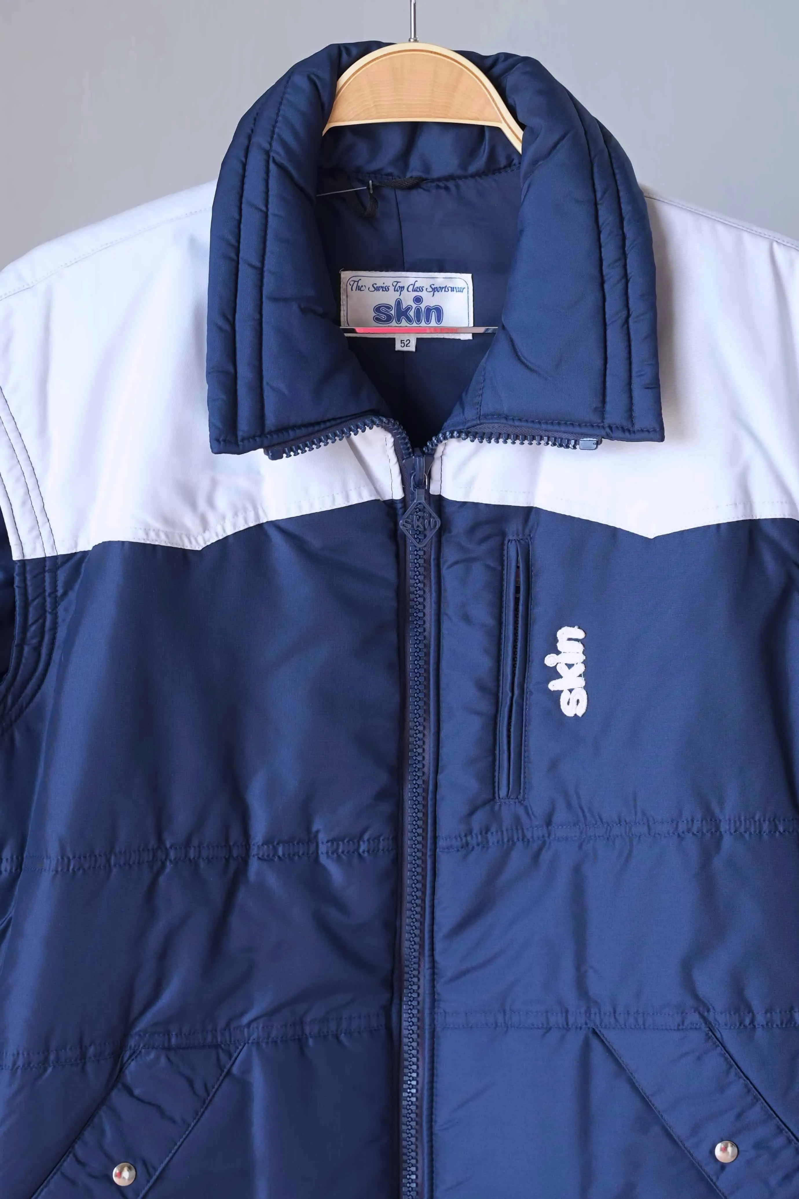 SKIN Vintage 80's Ski Jacket With Removable Sleeves