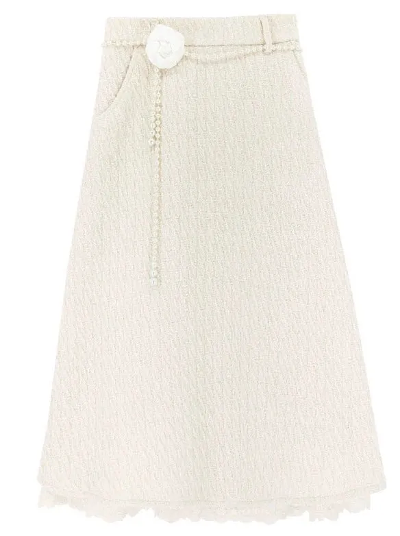 Skirt Flared Sweet   Retro Shirt Lace Girly