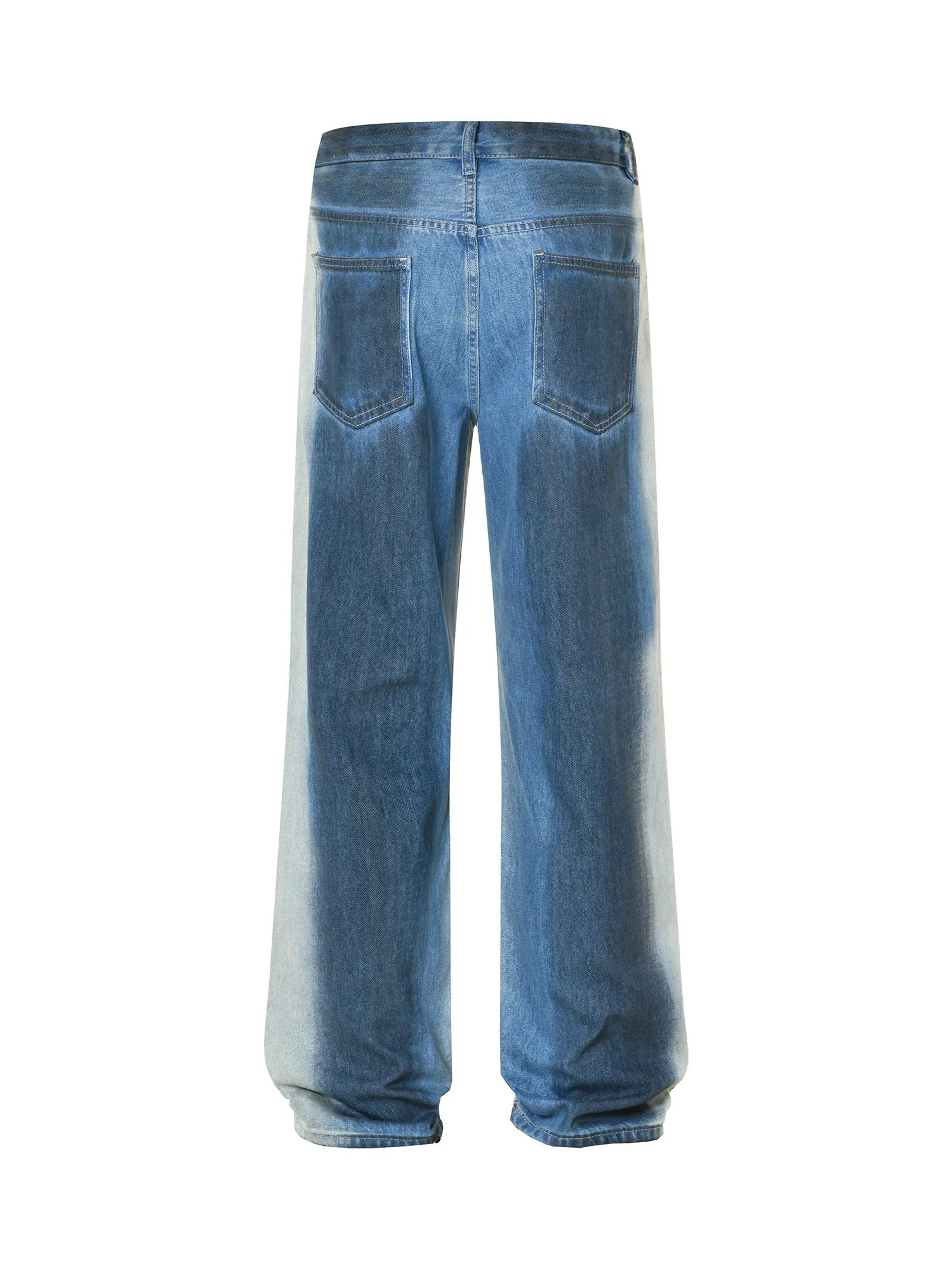 Sneakerhill High Street Distressed Washed Ripped Jeans