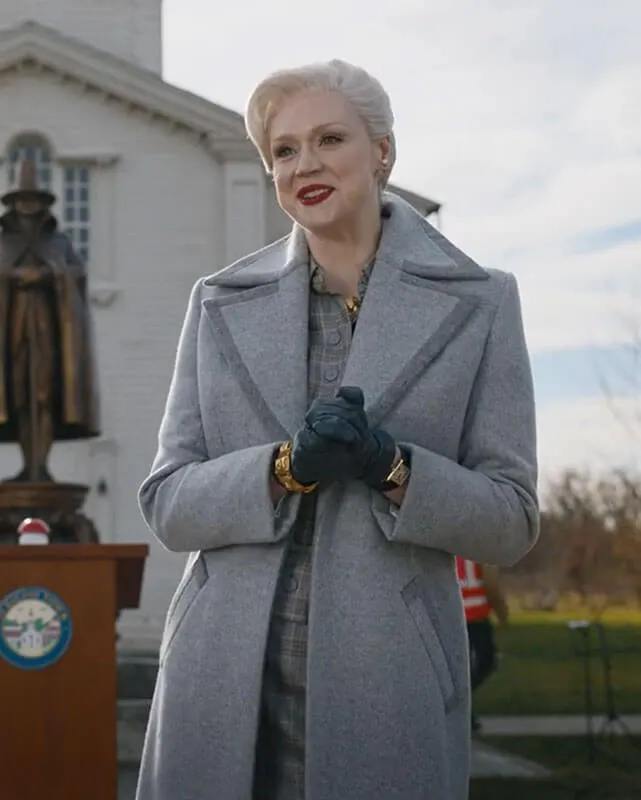 Wednesday Principal Larissa Weems Gray Coat