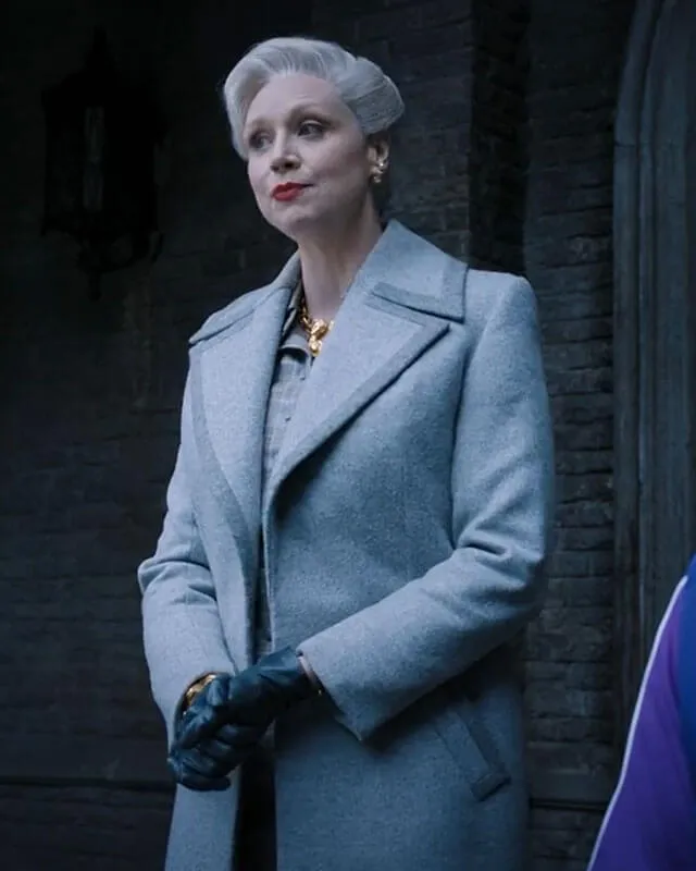 Wednesday Principal Larissa Weems Gray Coat