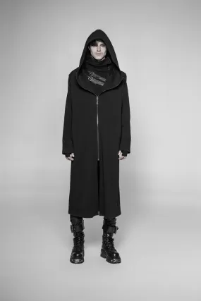 WY-932 Gothic Dark Assassin Series Keel Long Hooded Coat For Men